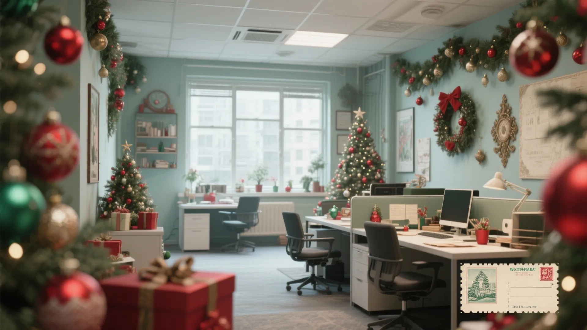 3. Vintage Postcard Christmas