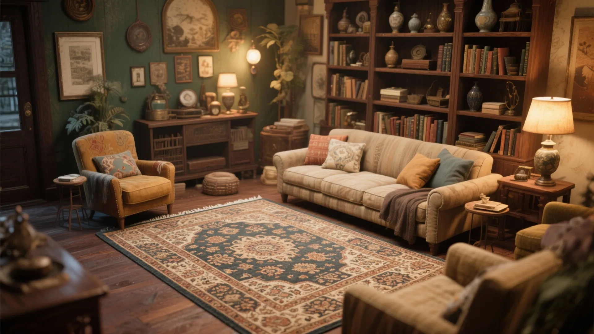 9. Vintage Rugs for Character