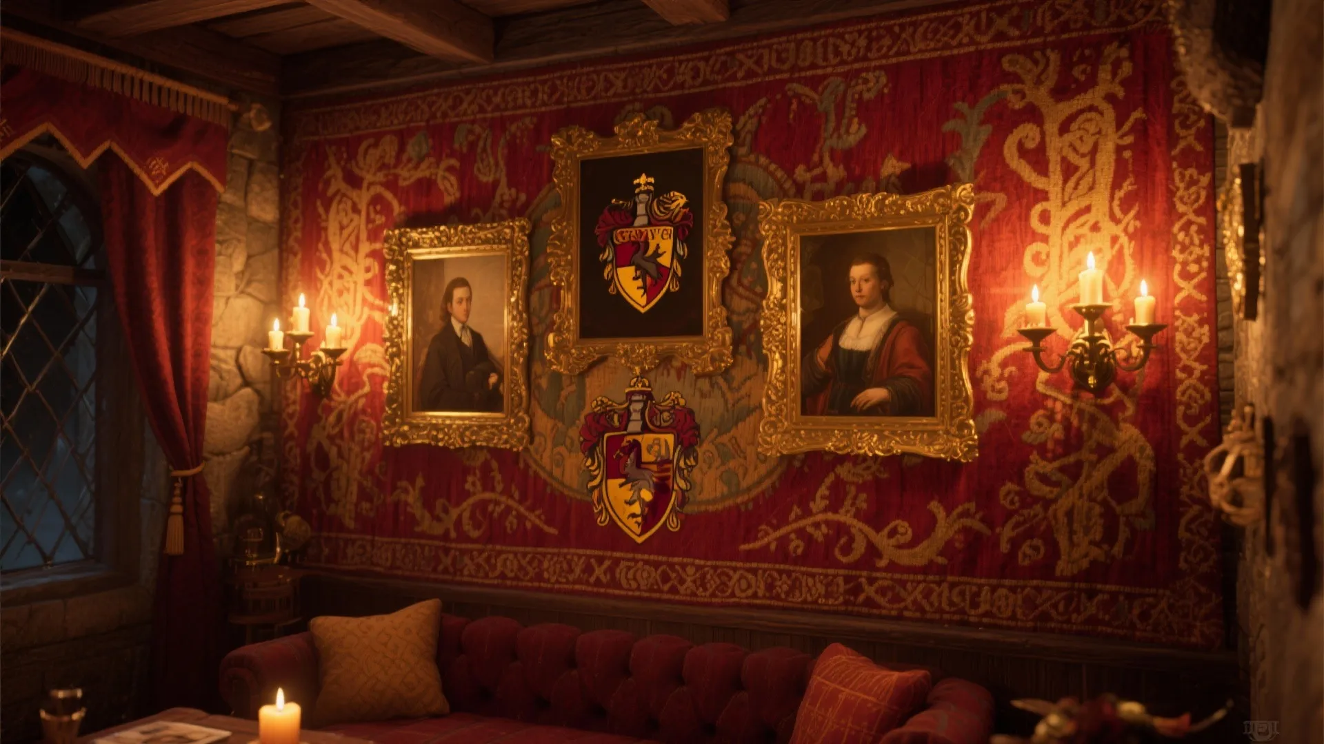 Tip 4: Vintage Portraits and Tapestries