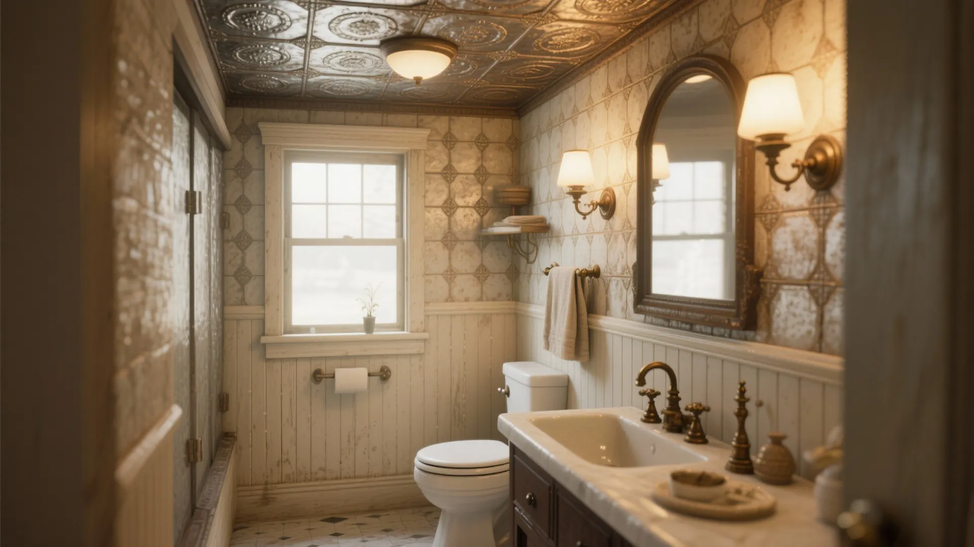 6. Vintage Tin Panels