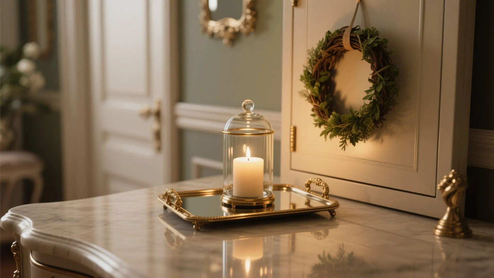 5. Vintage Vanity vignette