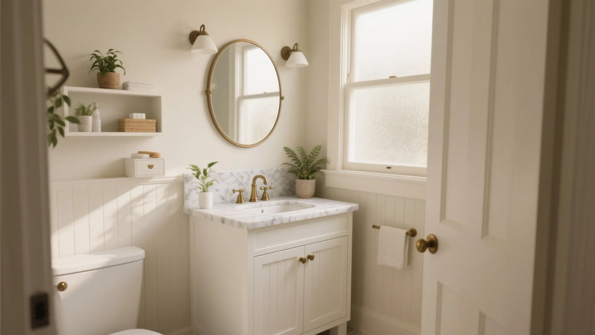 Vintage White Bathroom Vanity: 5 Small-Space Ideas: How to style a vintage white bathroom vanity in tight spaces — 5 creative inspirations from a seasoned designer