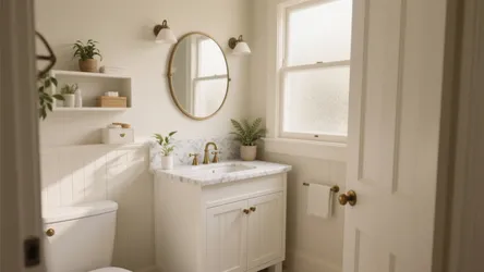 Vintage White Bathroom Vanity: 5 Small-Space Ideas