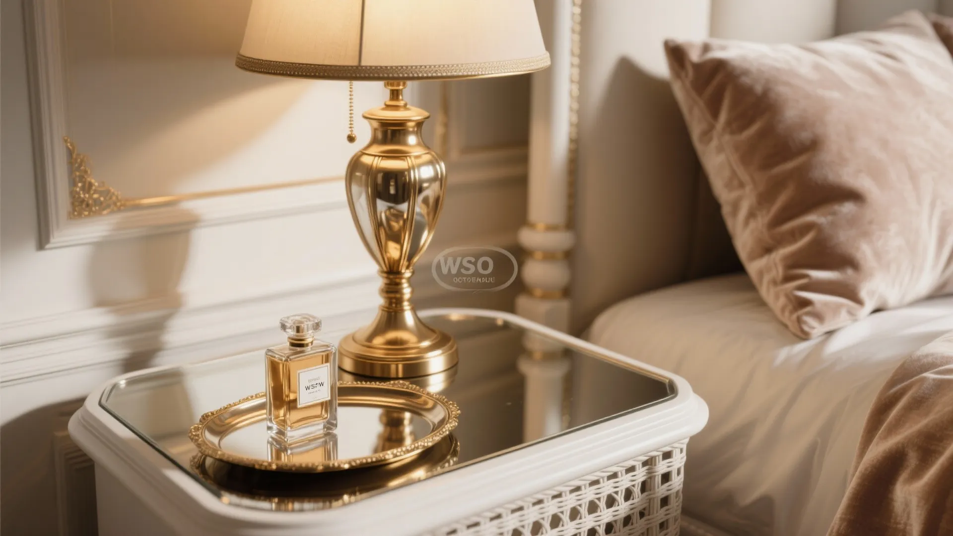 5. Vintage Glam with Metallics