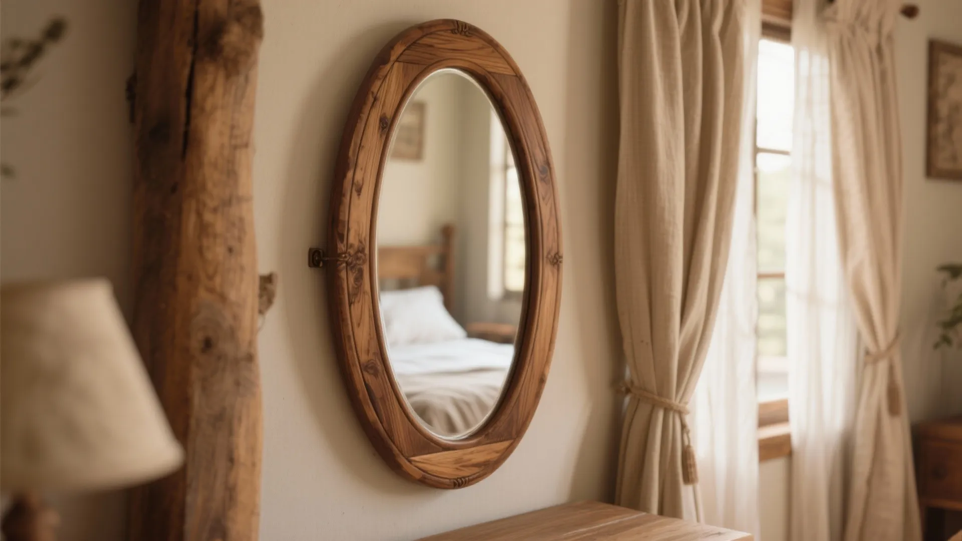 Vintage Wooden Frame Charm