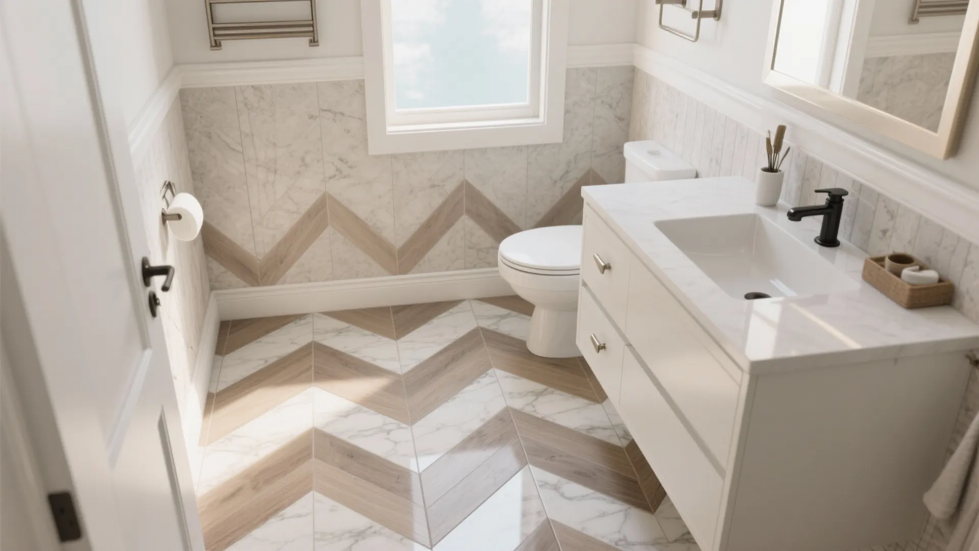 5 Vinyl Tile Bathroom Ideas That Actually Work