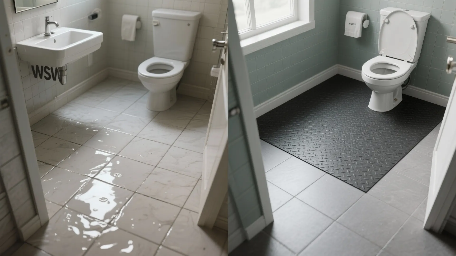Rubber-Enhanced Vinyl Tiles for Barefoot Comfort