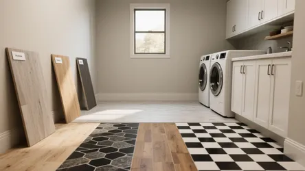 5 Vinyl Flooring Ideas for Small Laundry Rooms