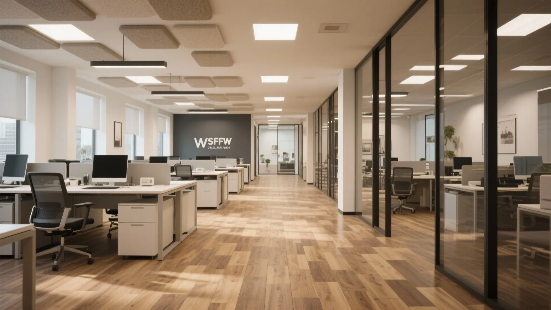 2. Luxury Vinyl Tiles with Acoustic Backing