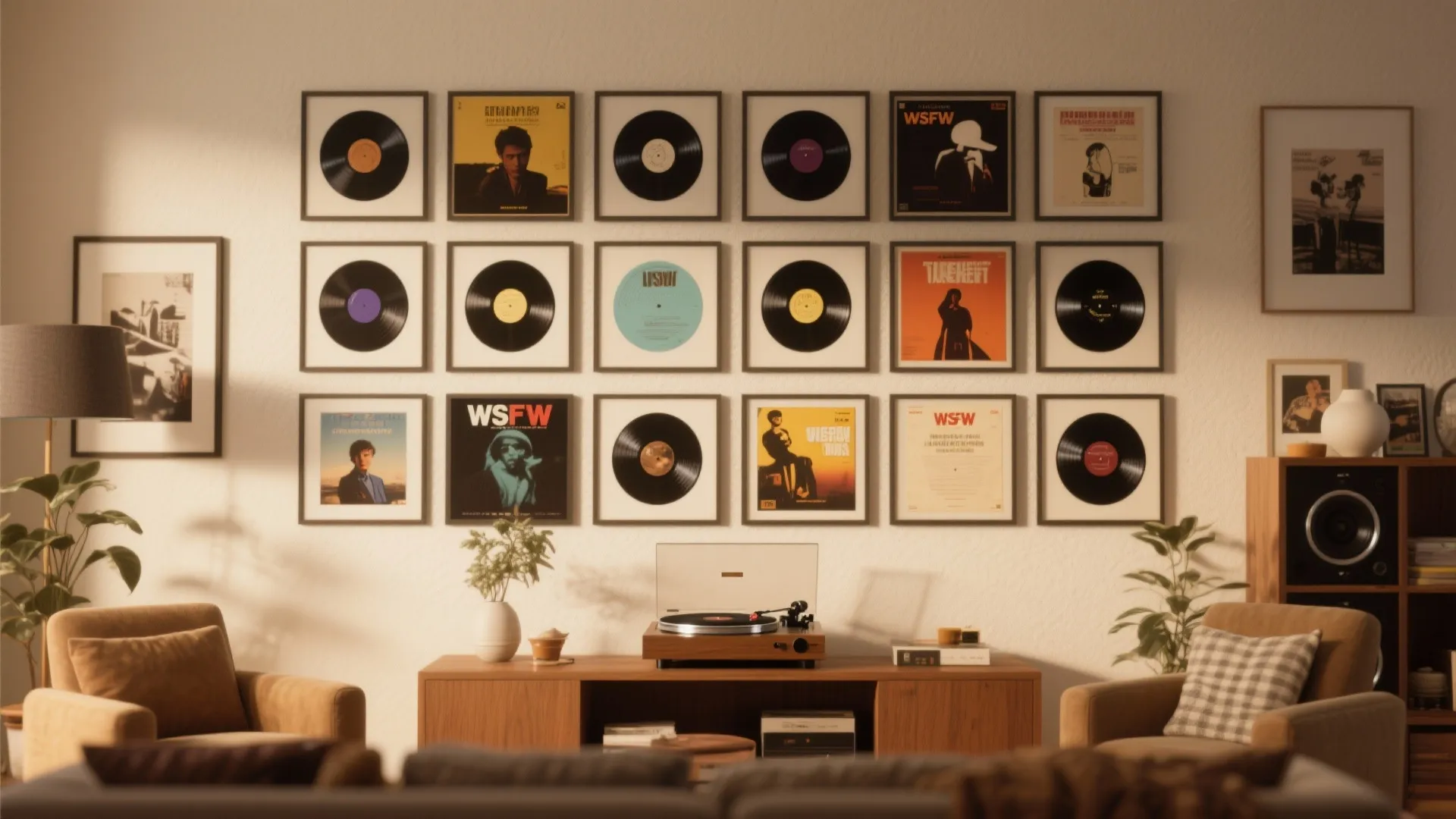 4. Vinyl Wall Gallery