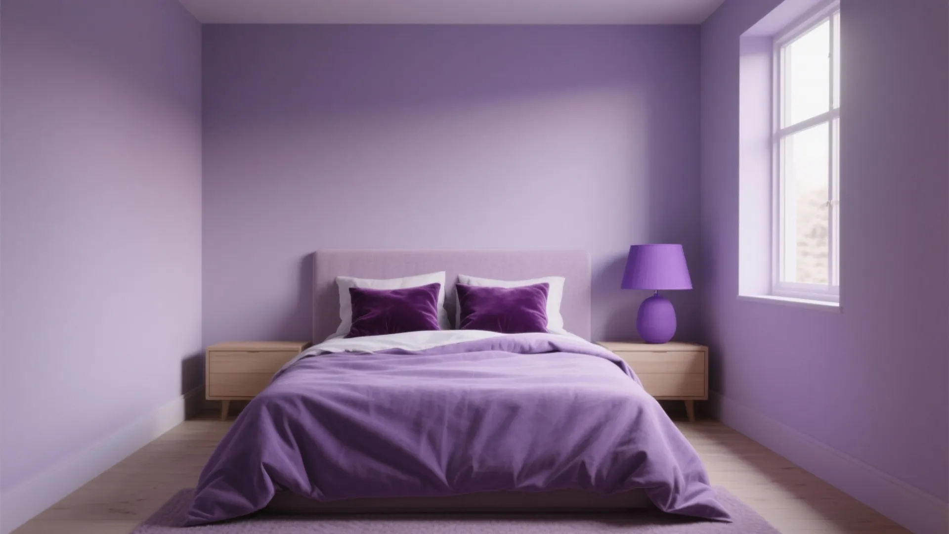 Violet Monochrome Layering for Calm, Not Cold