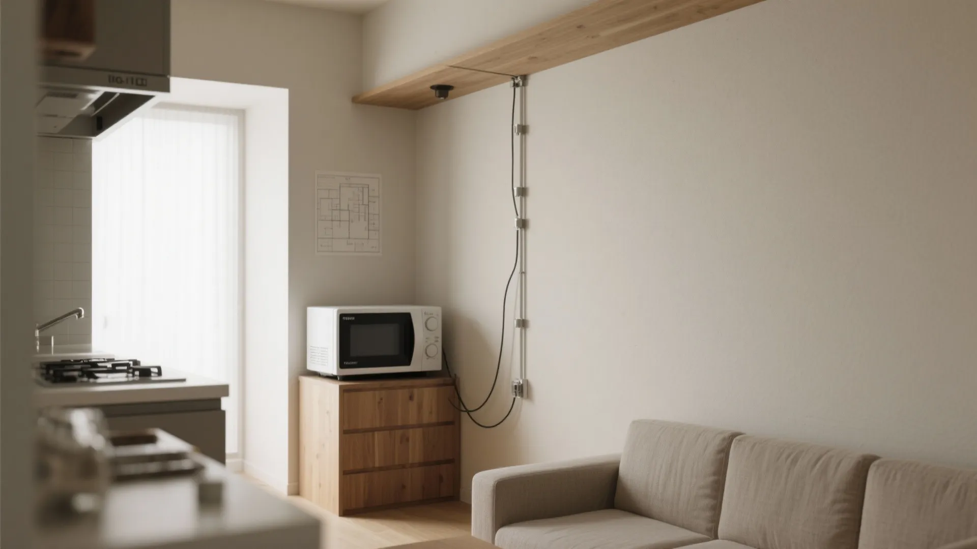 Tips 7: “見せる”ならコードが主役にならない配置（東京小戸型の美学）