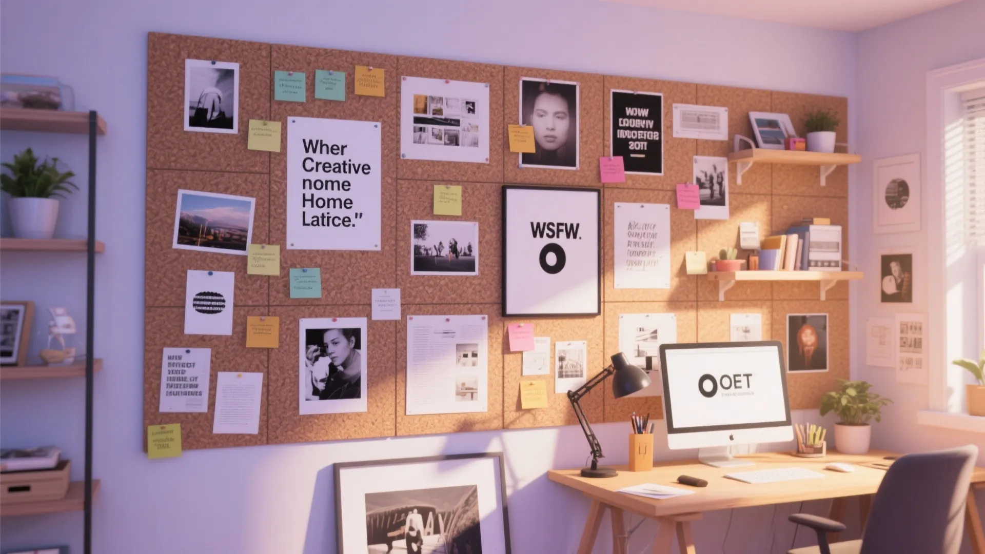 4. Vision Board Wall