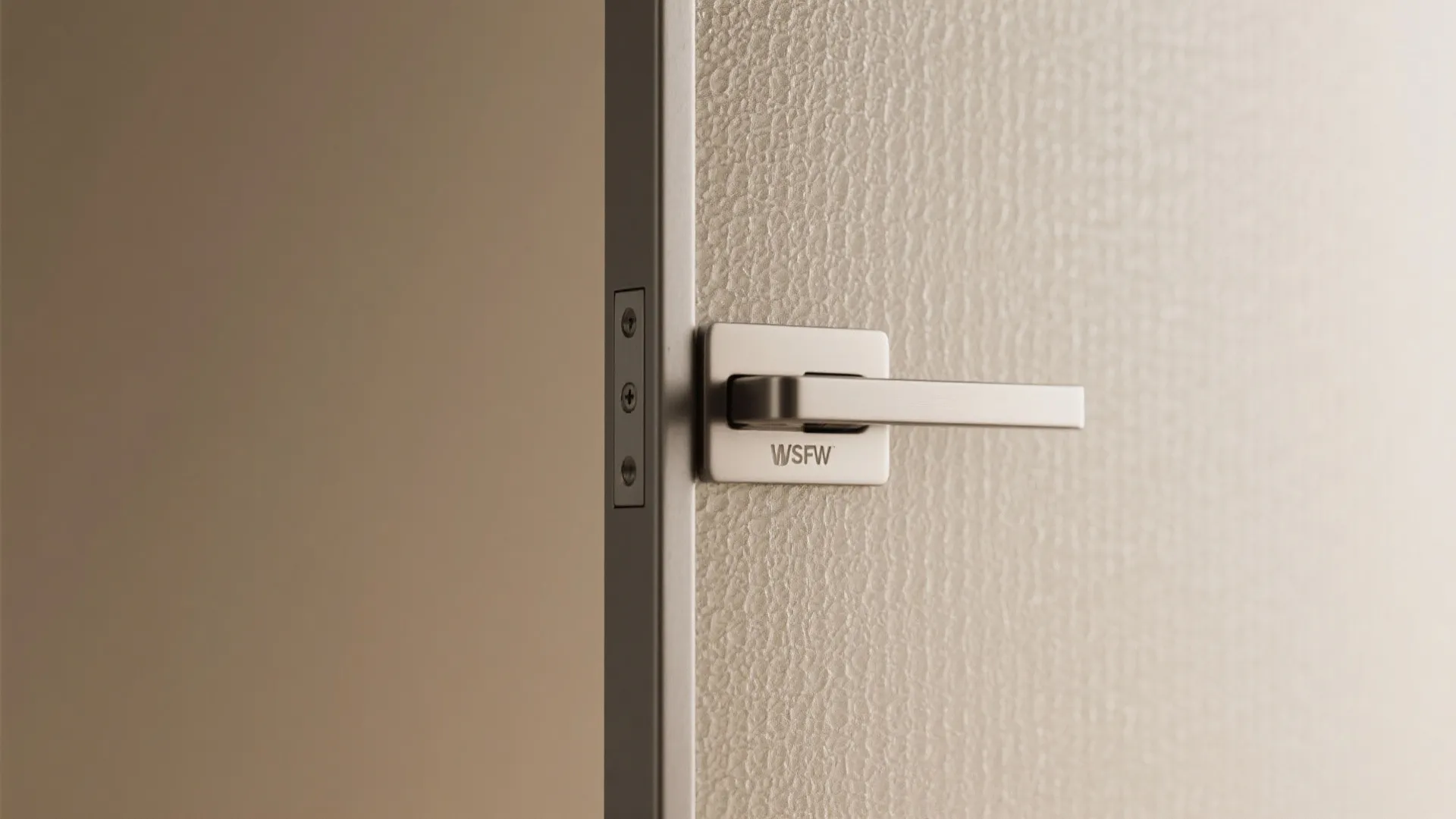 1. Slim single swing door with vision panel