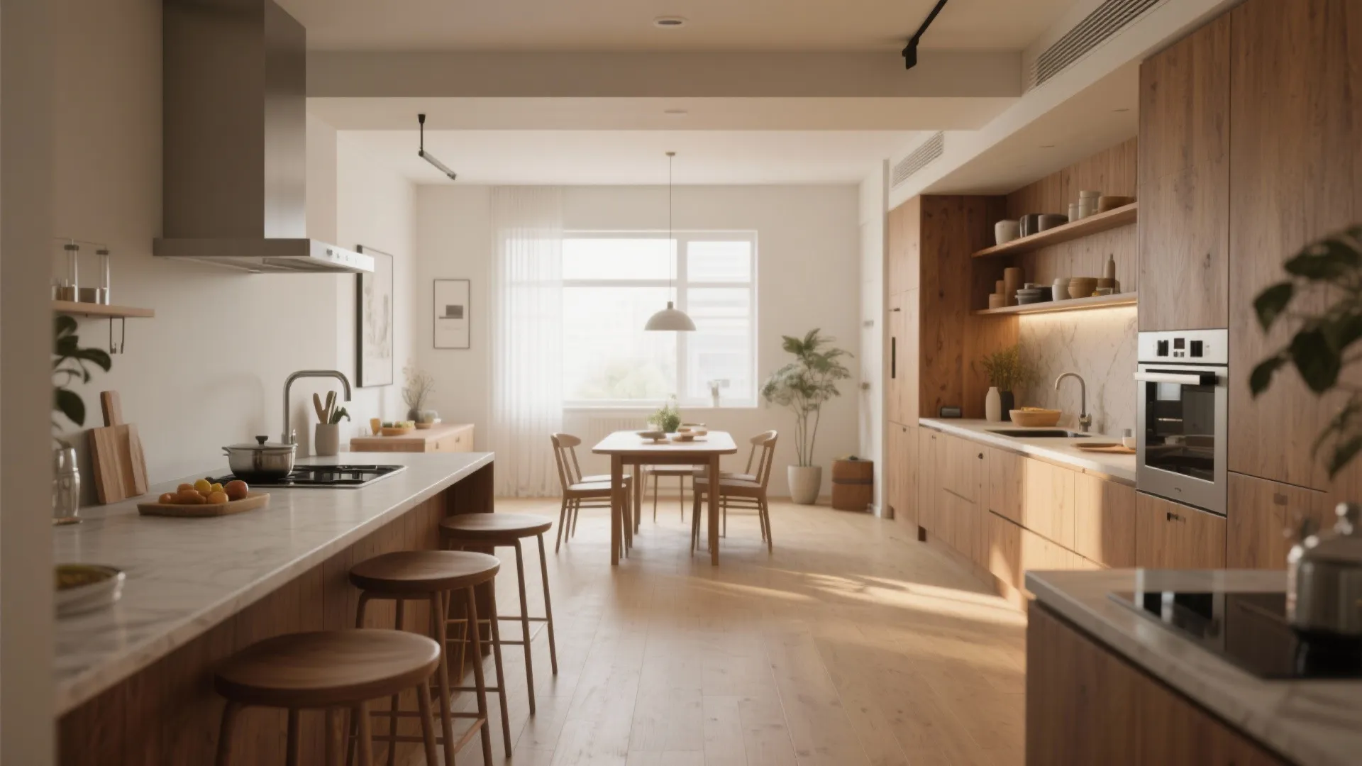 1. Keep a visual island, not a physical wall