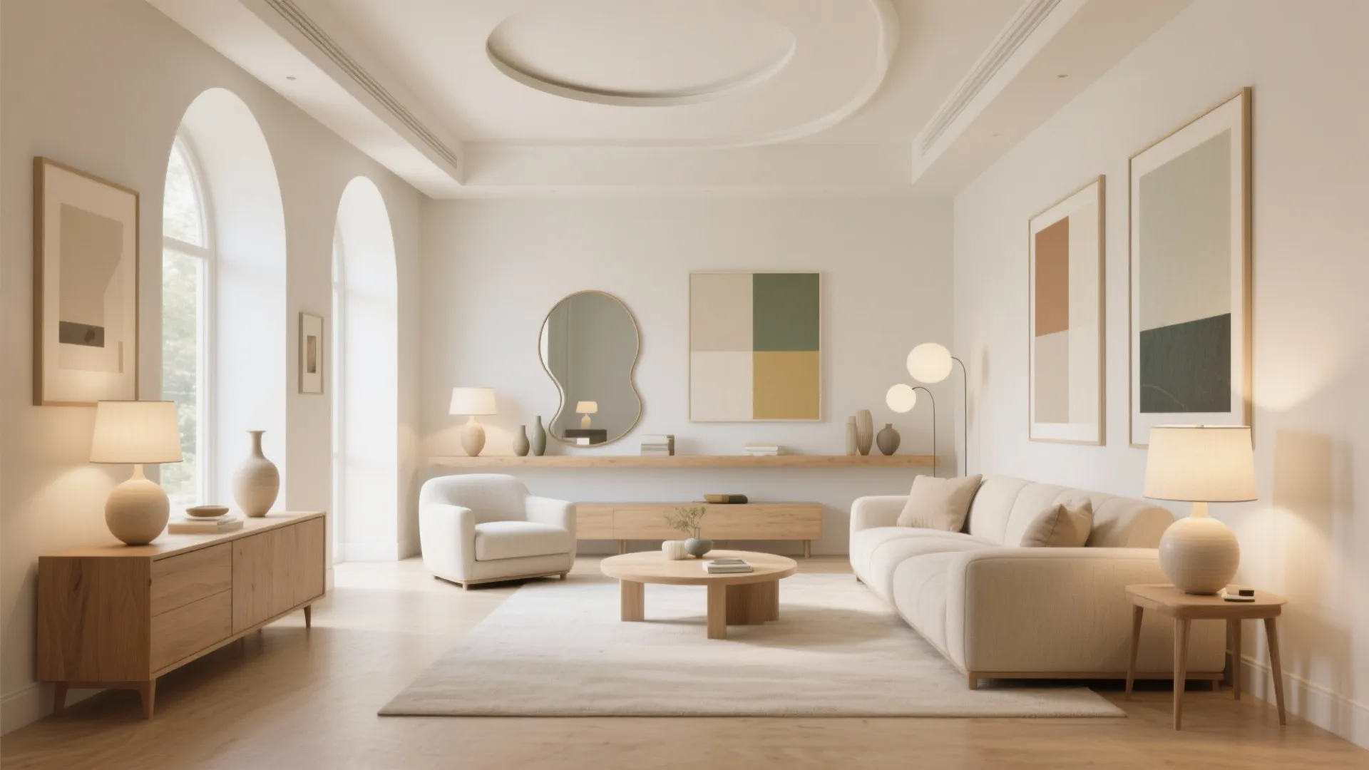 Visual rhythm: repeat shapes, color blocks, and art