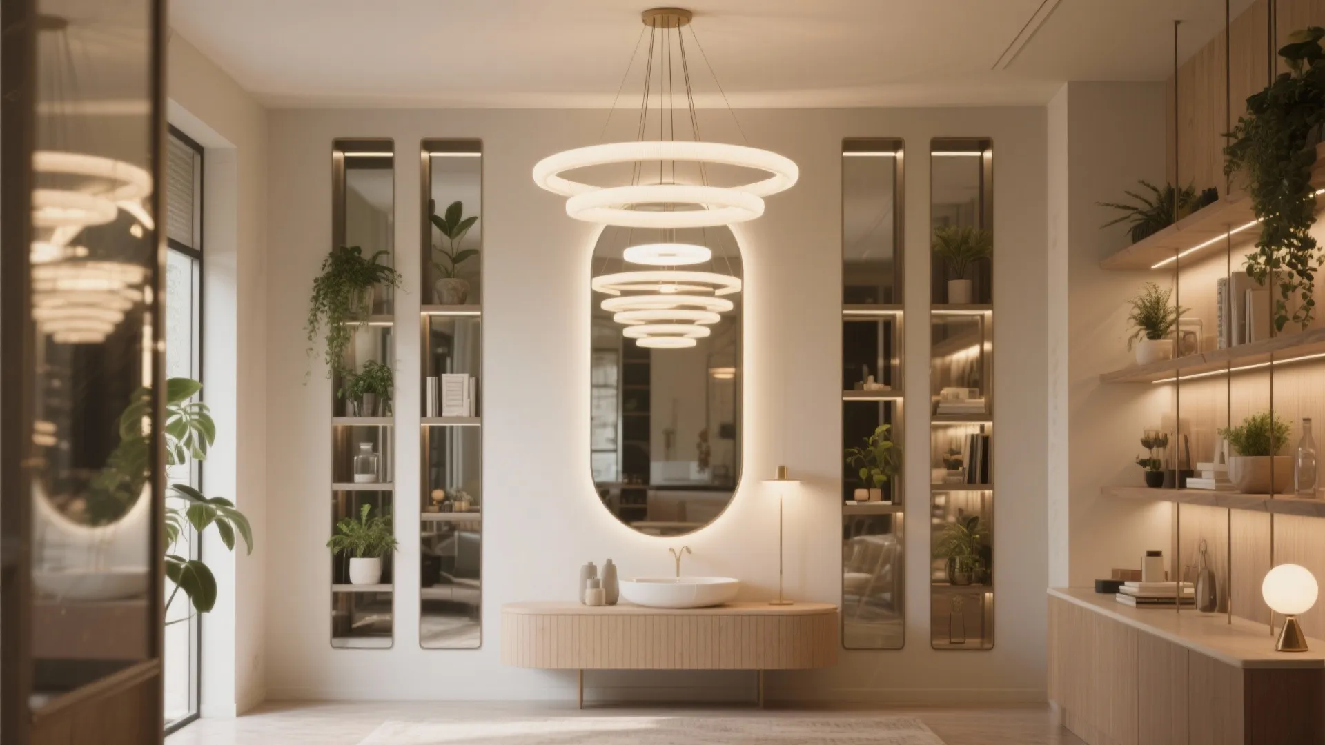 4. Visual tricks: mirrors, lighting, and vertical storage