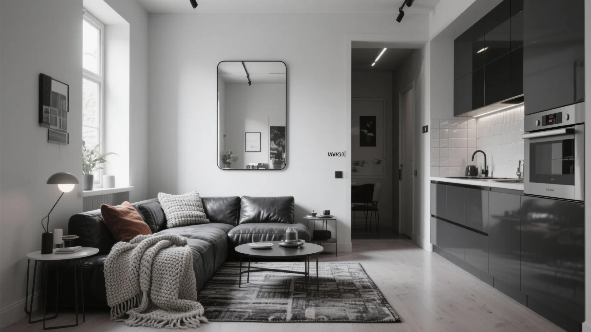 3. Visual tricks — monochrome, texture, and reflective surfaces