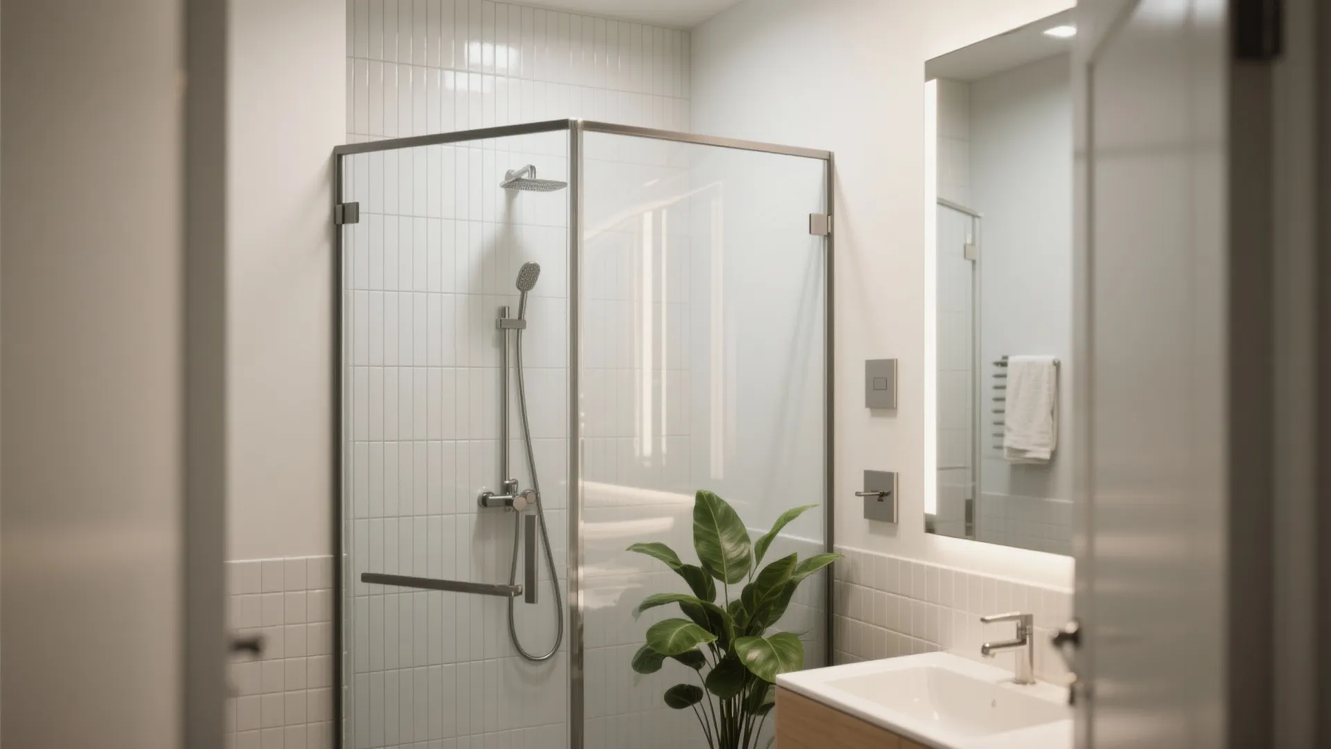 5. Visual tricks: glass, mirrors and vertical lines