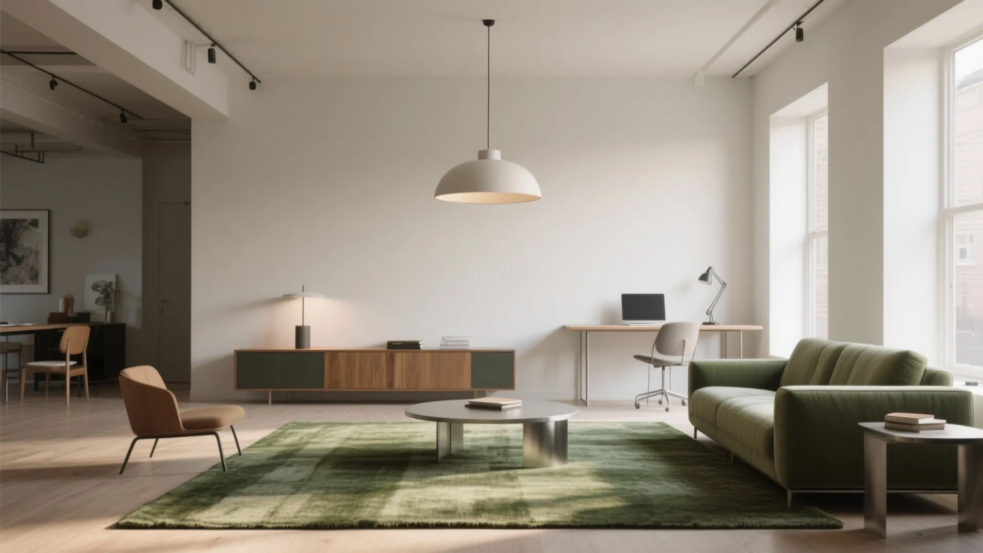 2. Visual zoning: create rooms without walls