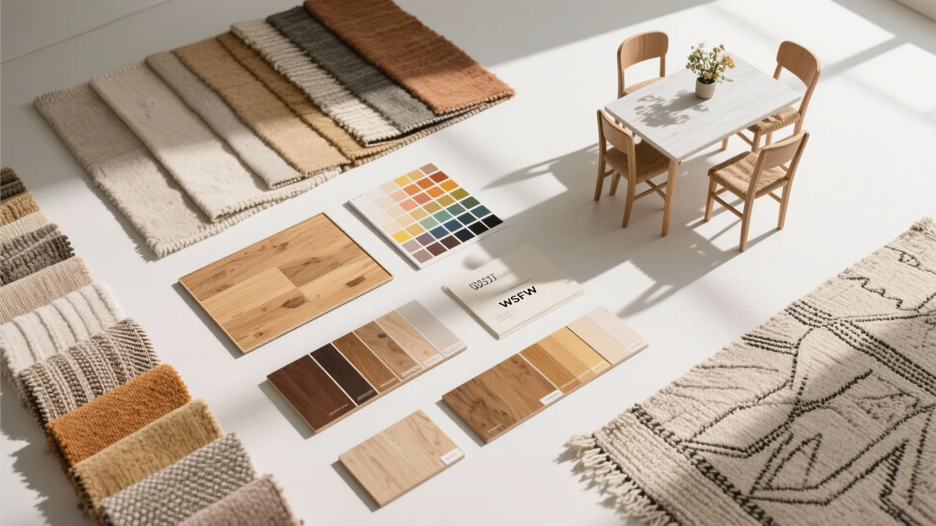 4. Visual zoning with rugs