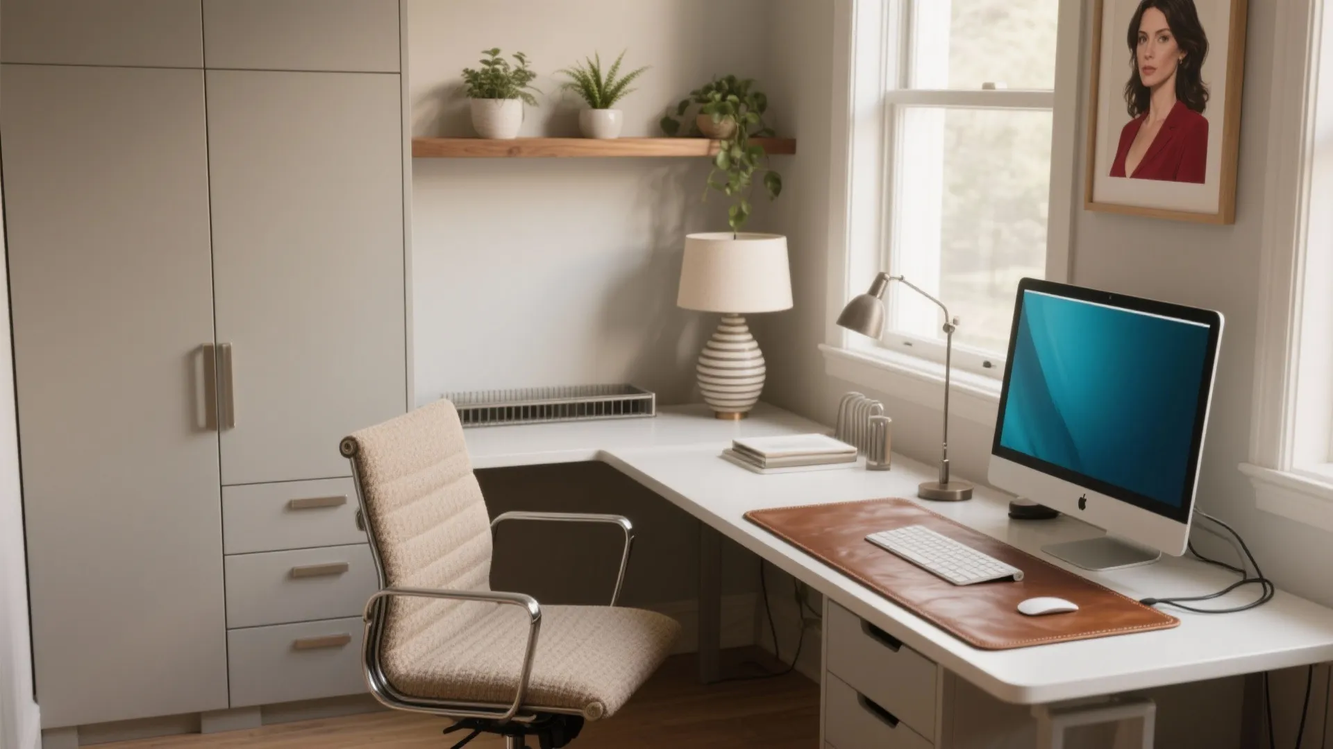 5 Women’s Office Decorating Ideas: Small spaces, big impact—my go-to moves for feminine, professional workspaces that actually work day to day.