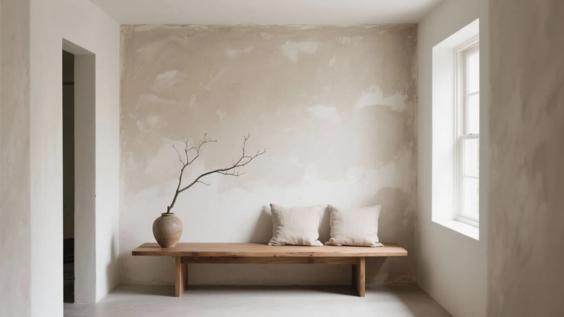 Wabi-Sabi Limewash Accent Wall