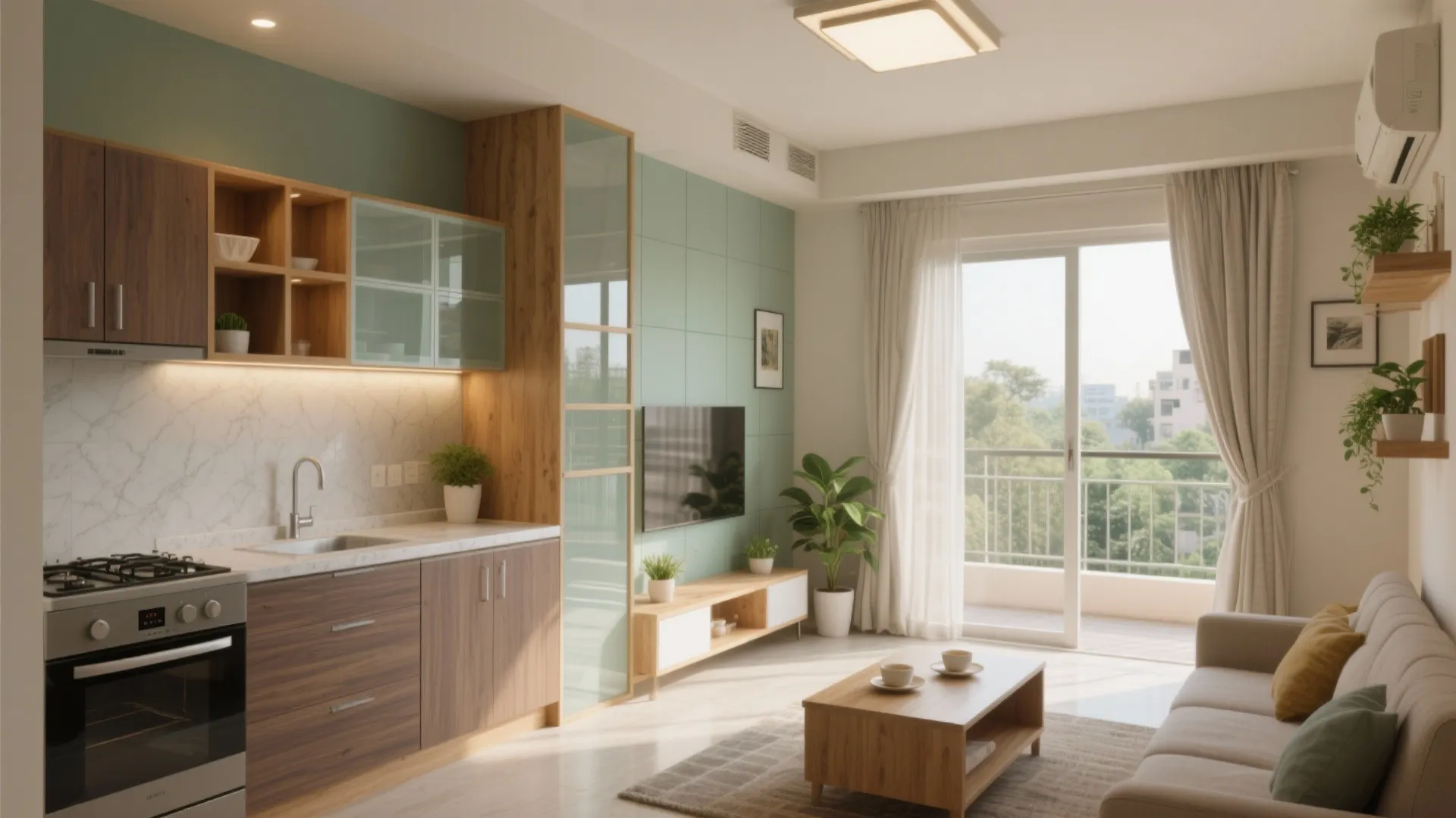 1 BHK Flat in Wagholi: 5 Smart Design Ideas: A senior interior designer’s playbook to transform a compact 1 BHK flat in Wagholi into a calm, multi-functional home—without wasting a single square inch.