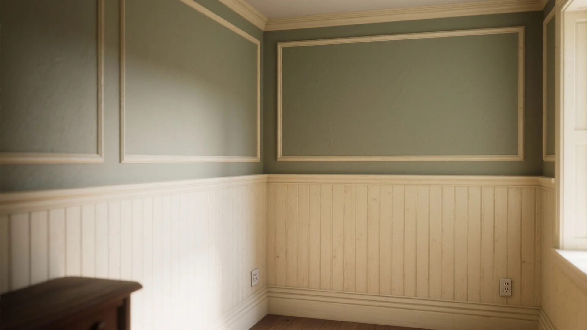 1. Wainscoting That Respects Proportion