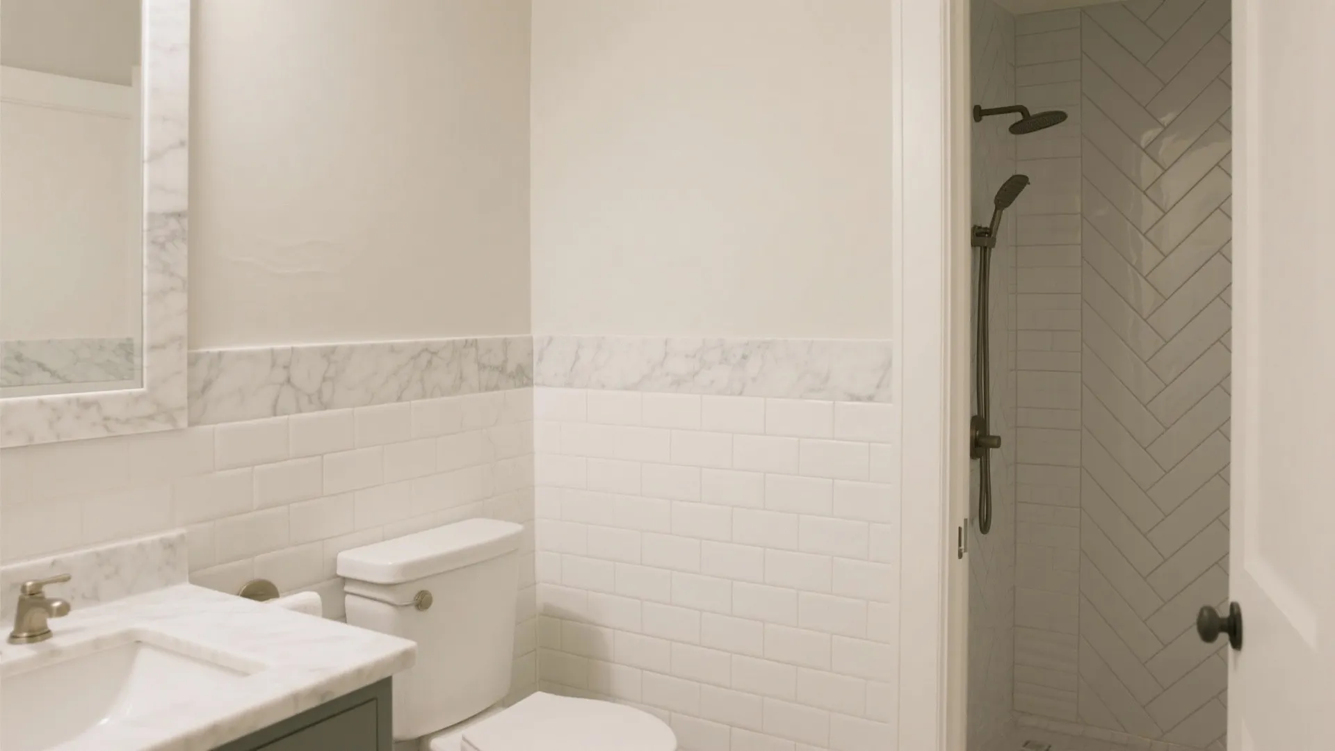 3) Continuous Wainscot Band and Borders