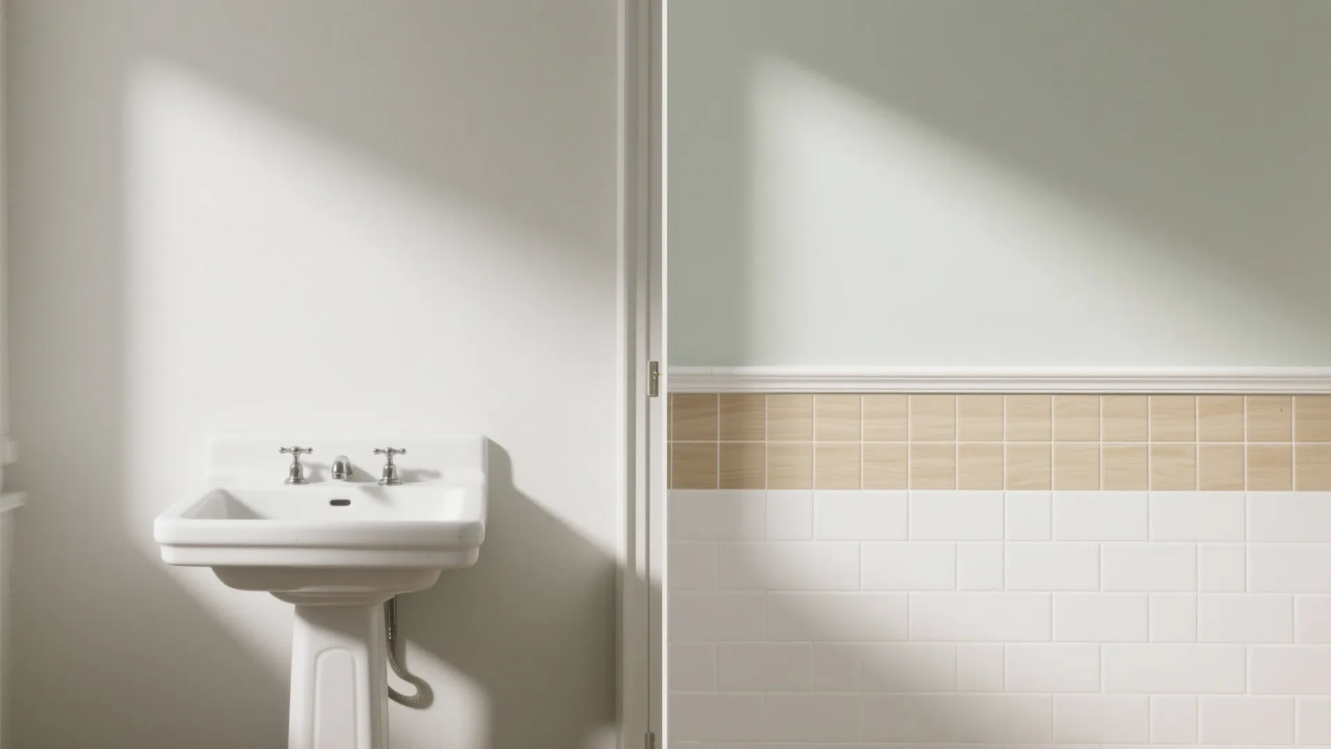 Splash-Proof Half-Wall Wainscot