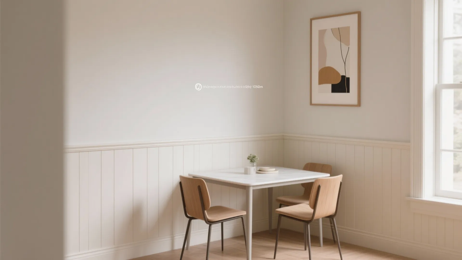 Half-Height Wainscoting with Color Blocking