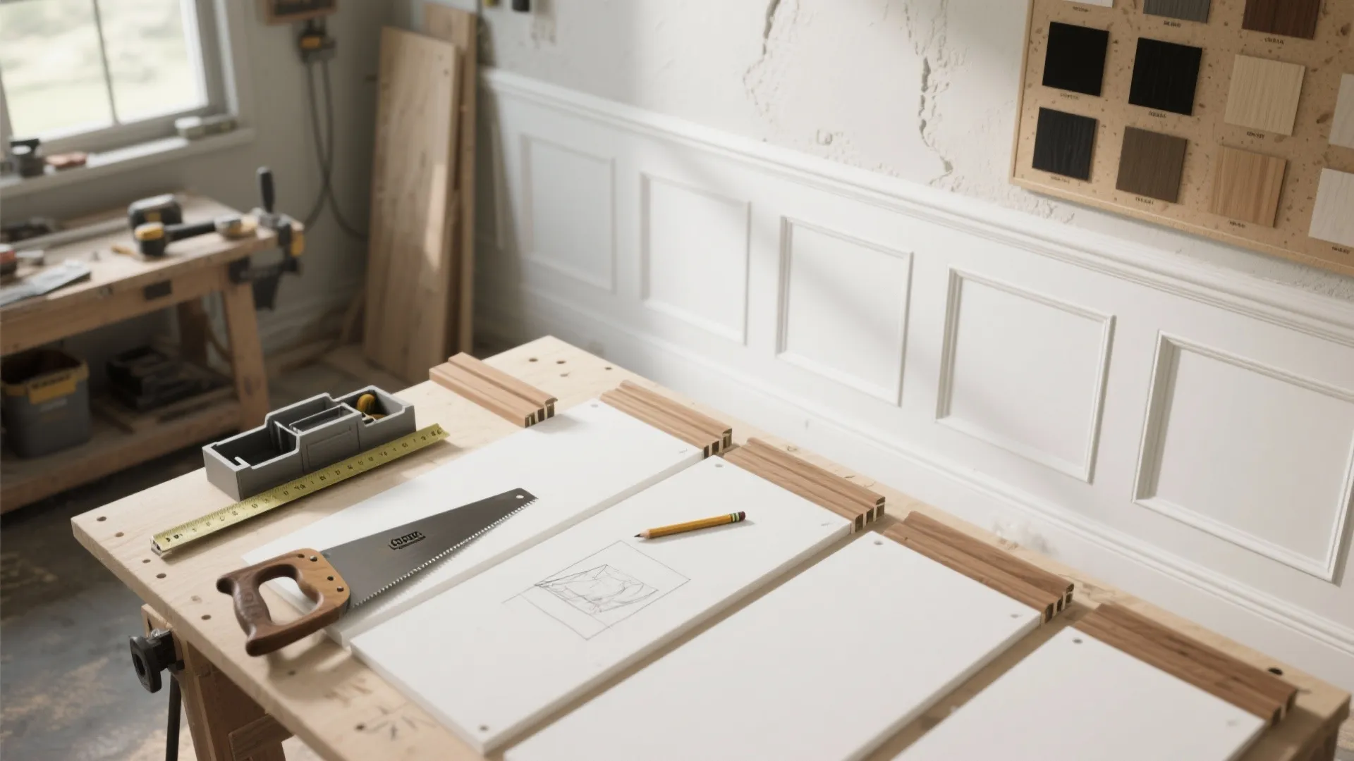 Classic Wainscoting and Rails
