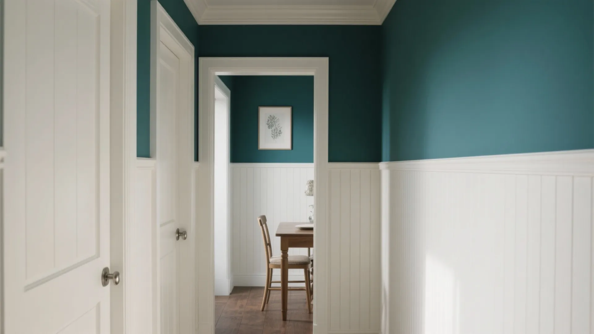 Mix-and-match: WPC wainscoting and color blocking