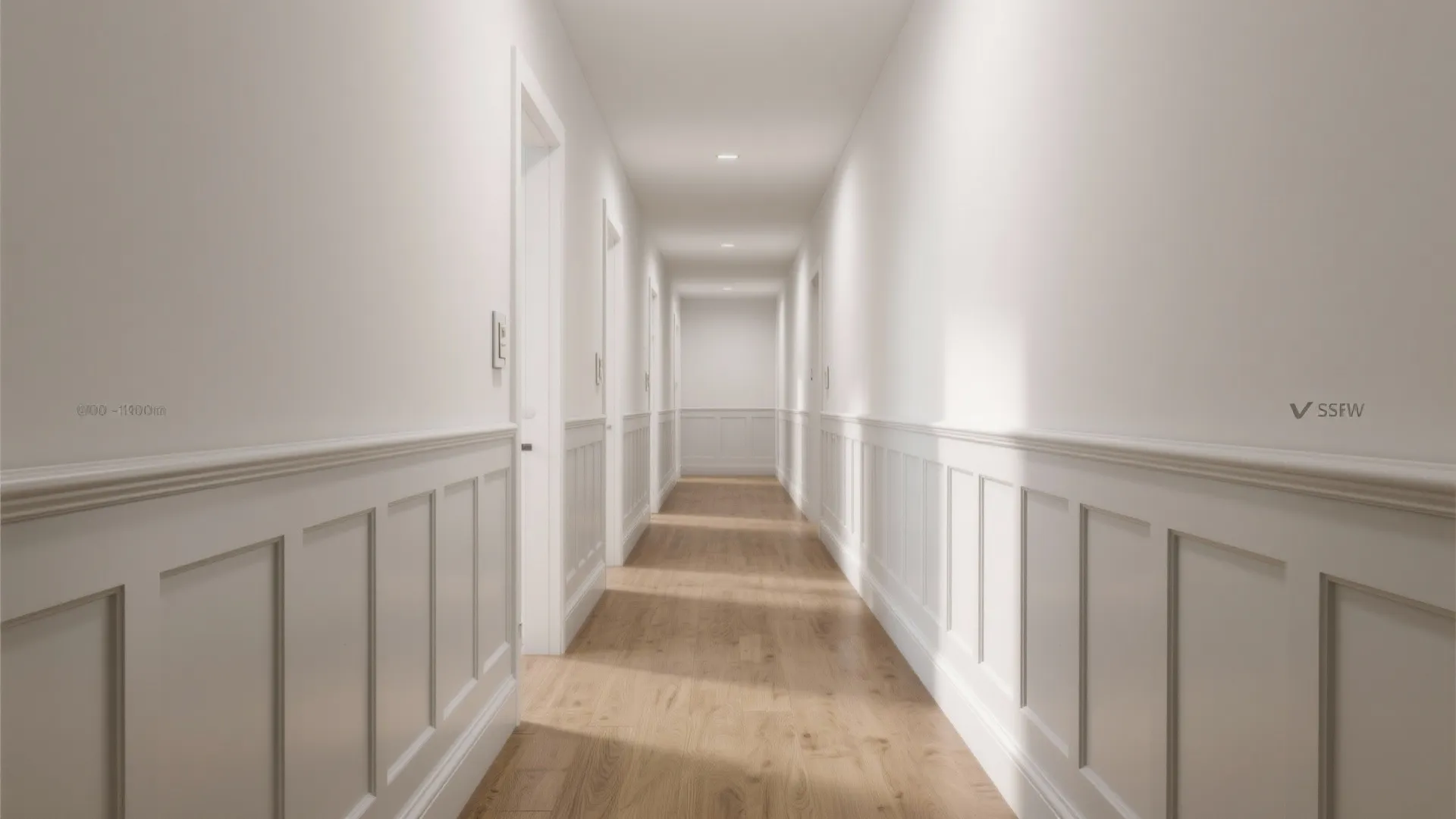 Wainscoting and Washable Panels for Durability
