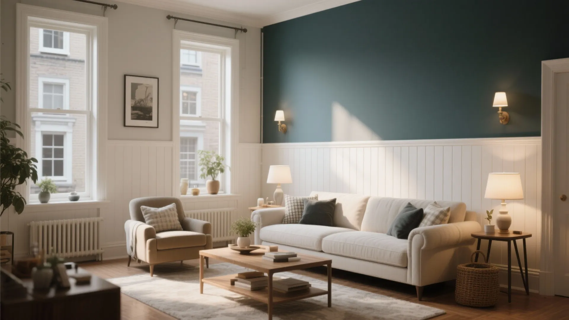 3. Wainscoting for Textural Interest