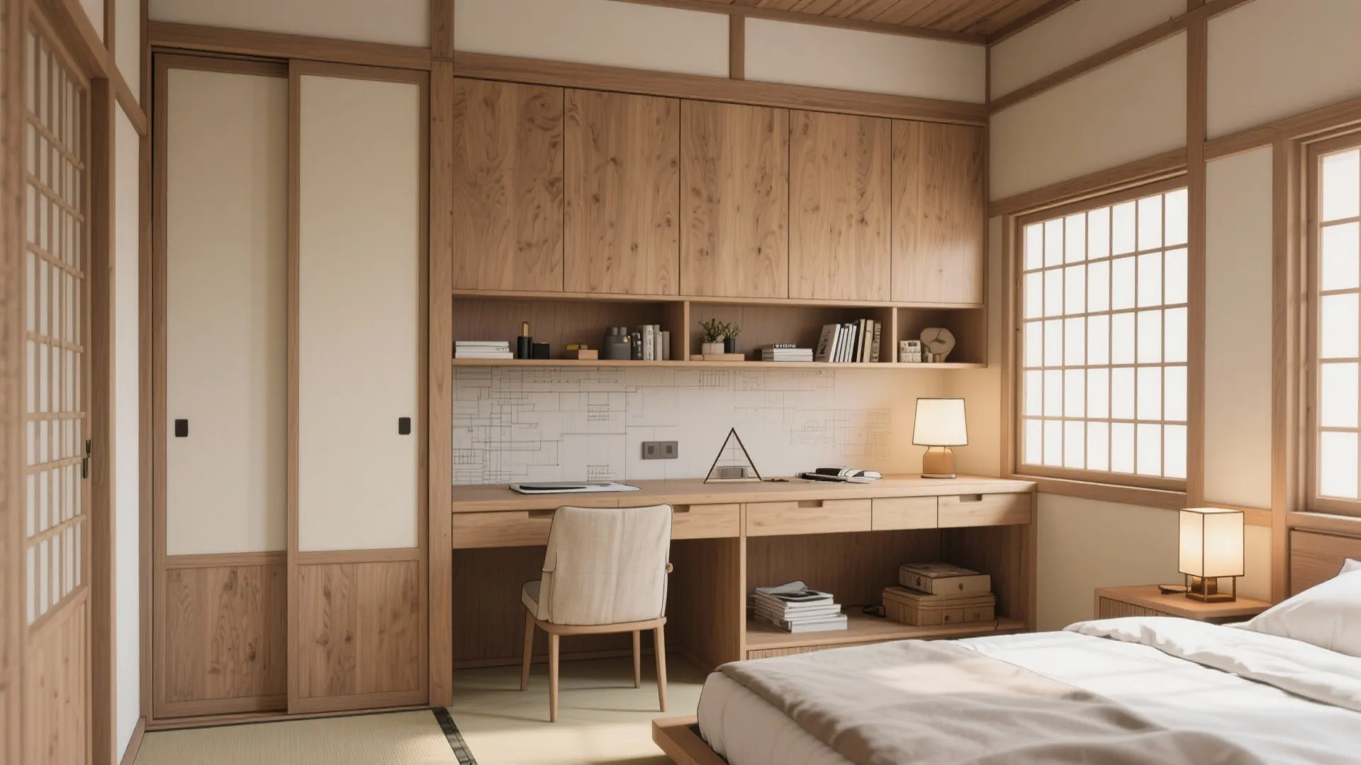 Tips 2: 収納は「置く高さ」を揃える収納技巧で視線を整える