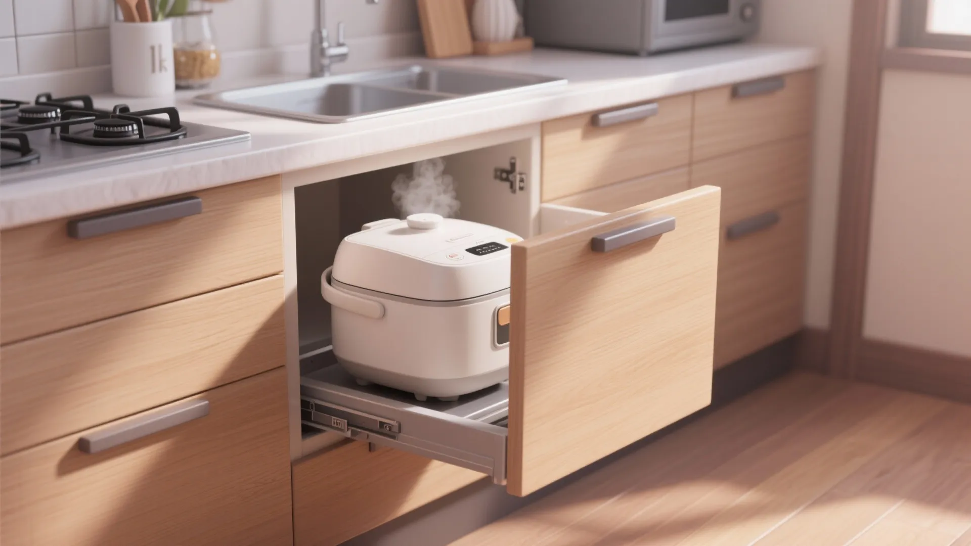 ベストな高さは“腰高＋スライド”で決める（收納技巧 × 動線計画）