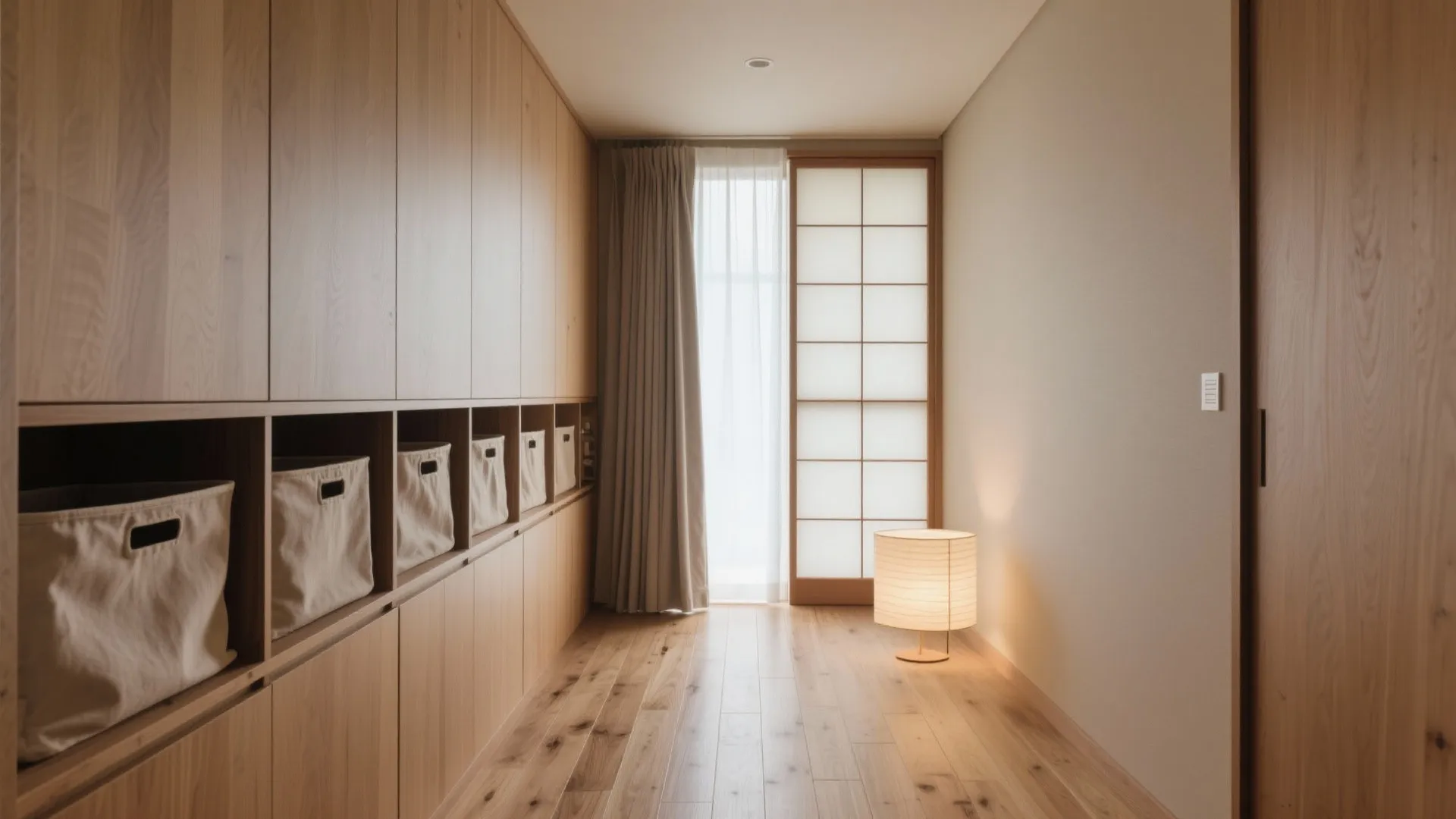 収納は“腰高ライン”に揃える：収納技巧で視線の流れを整える