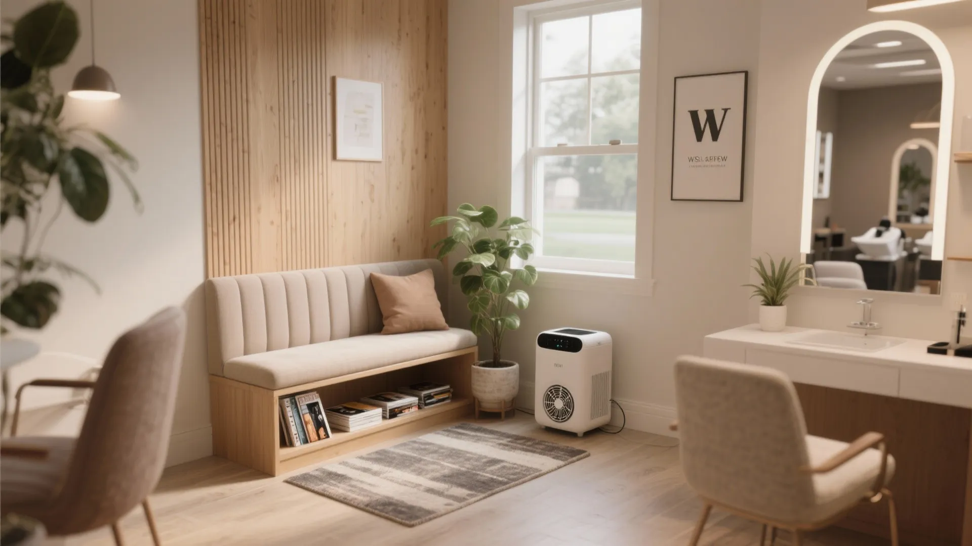 5. Mini waiting nook plus ventilation