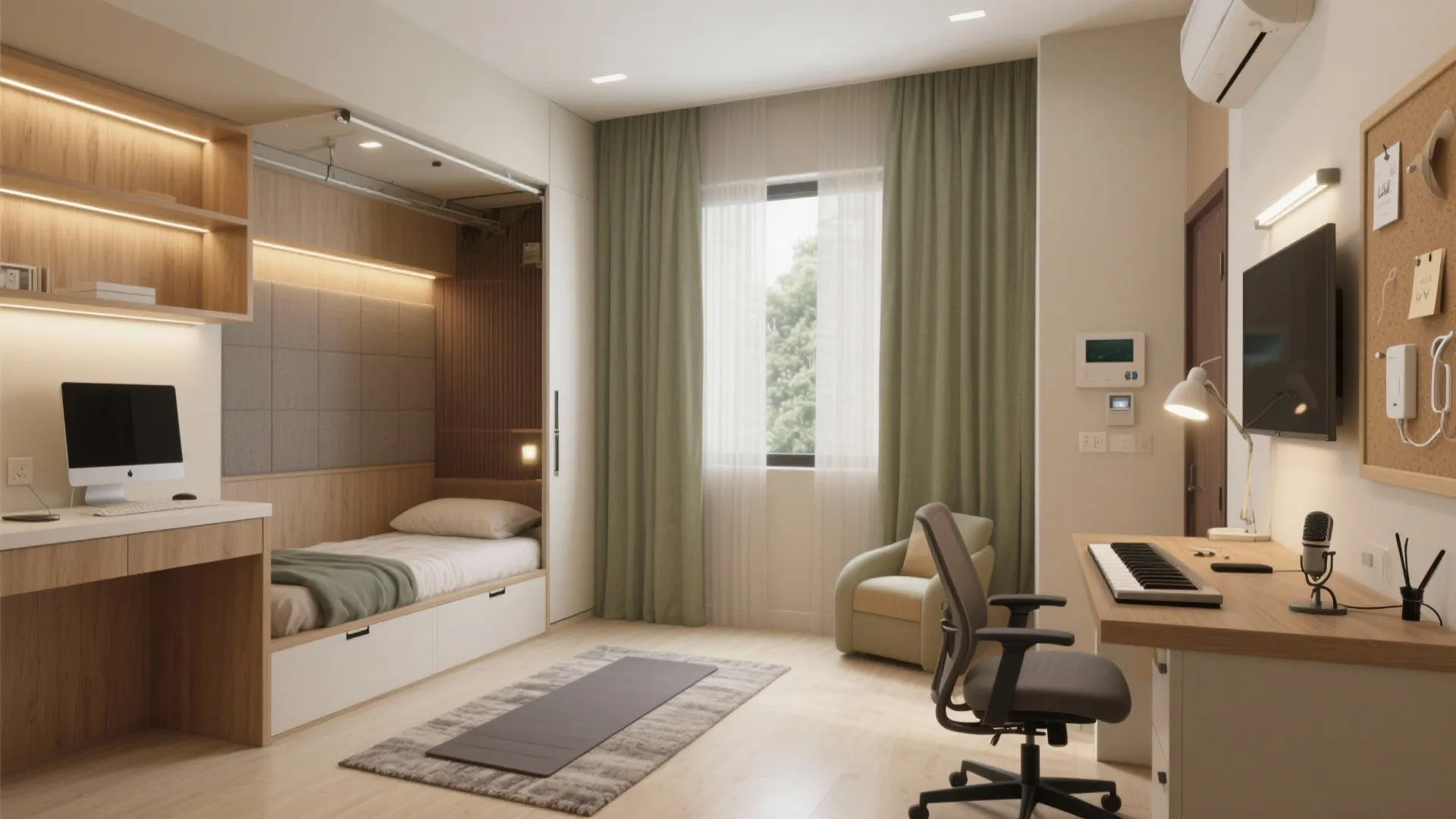 5) A Study-Guest Combo that Feels Intentional