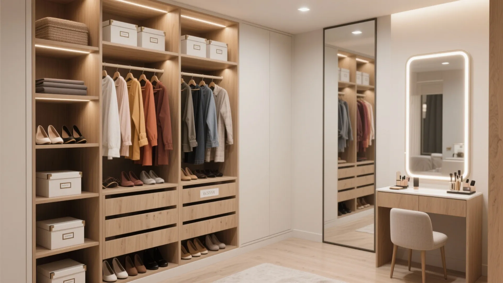 5. Walk-in Closet / Dressing Room with Vanity
