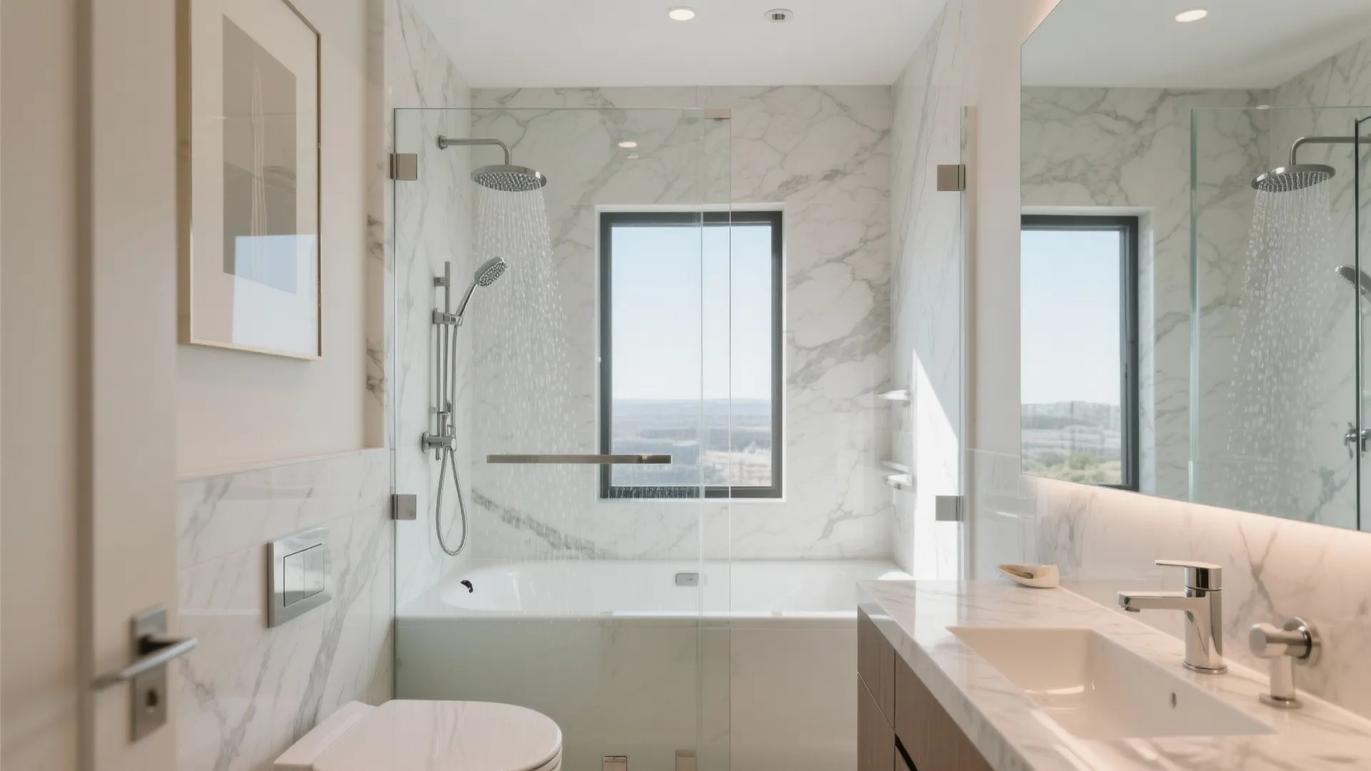 6. Lux Shower Instead of Tub