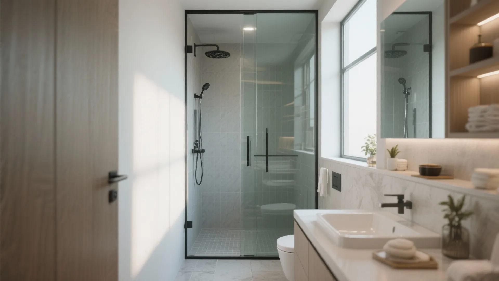 2. Choose a Walk-In Shower Instead of a Tub
