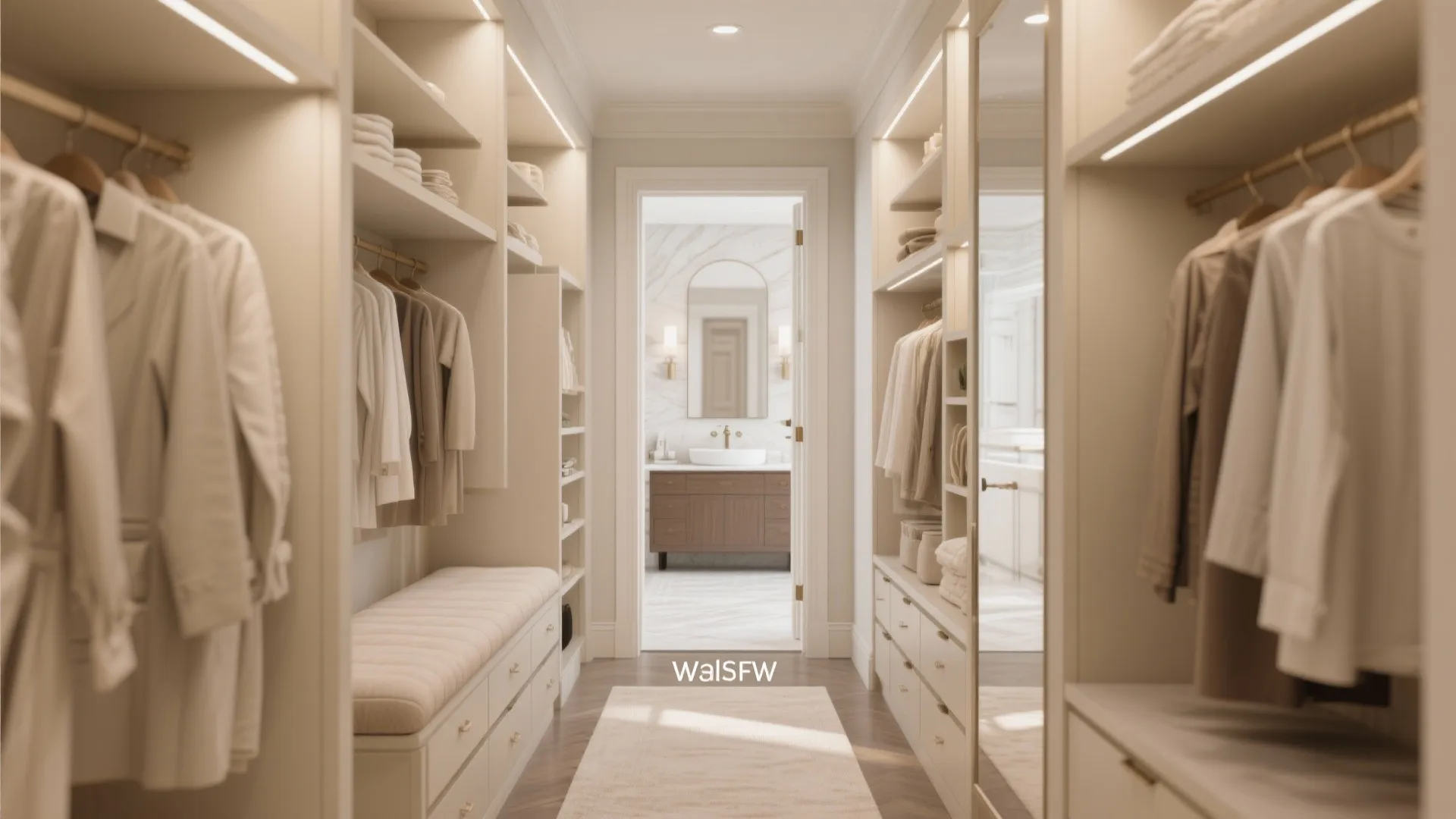 8. Walk-Through Closet to Bathroom