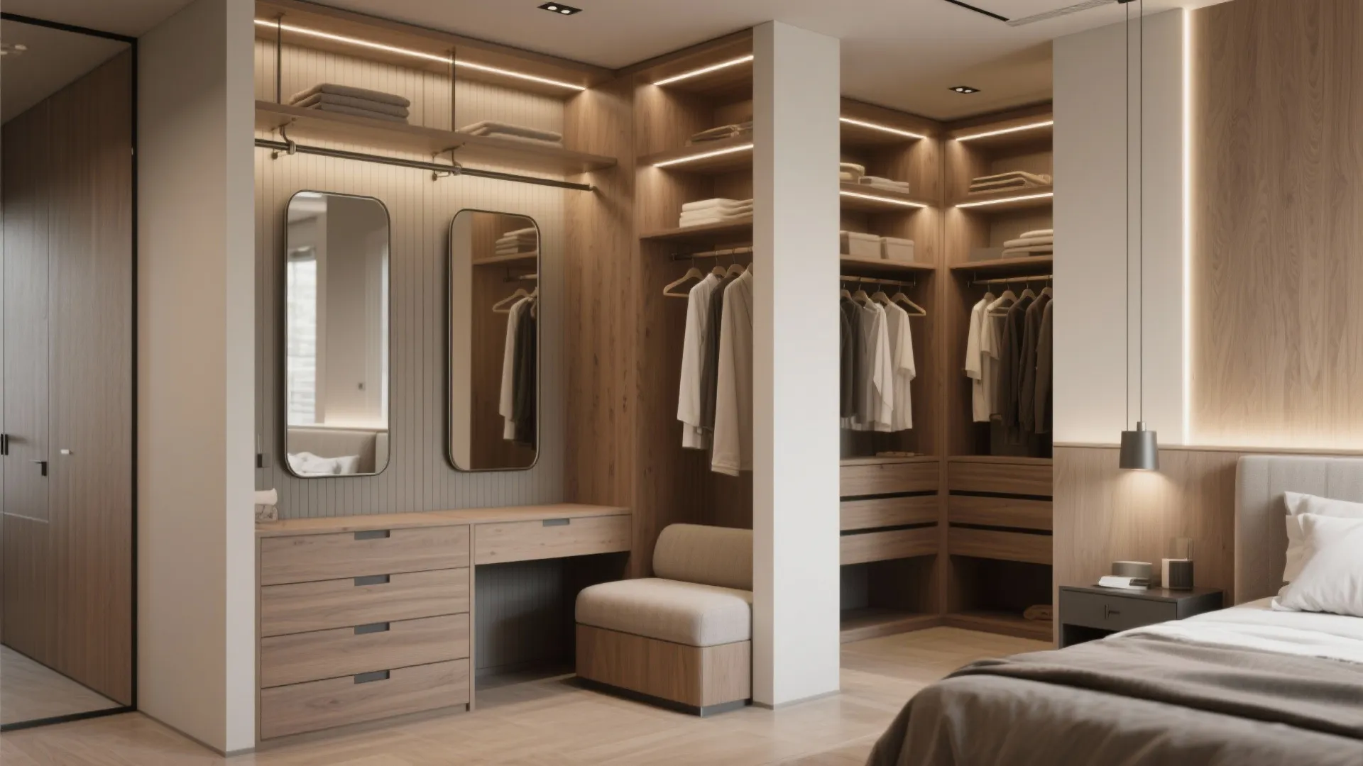3. Walk‑In Closet Plus Dressing Alcove