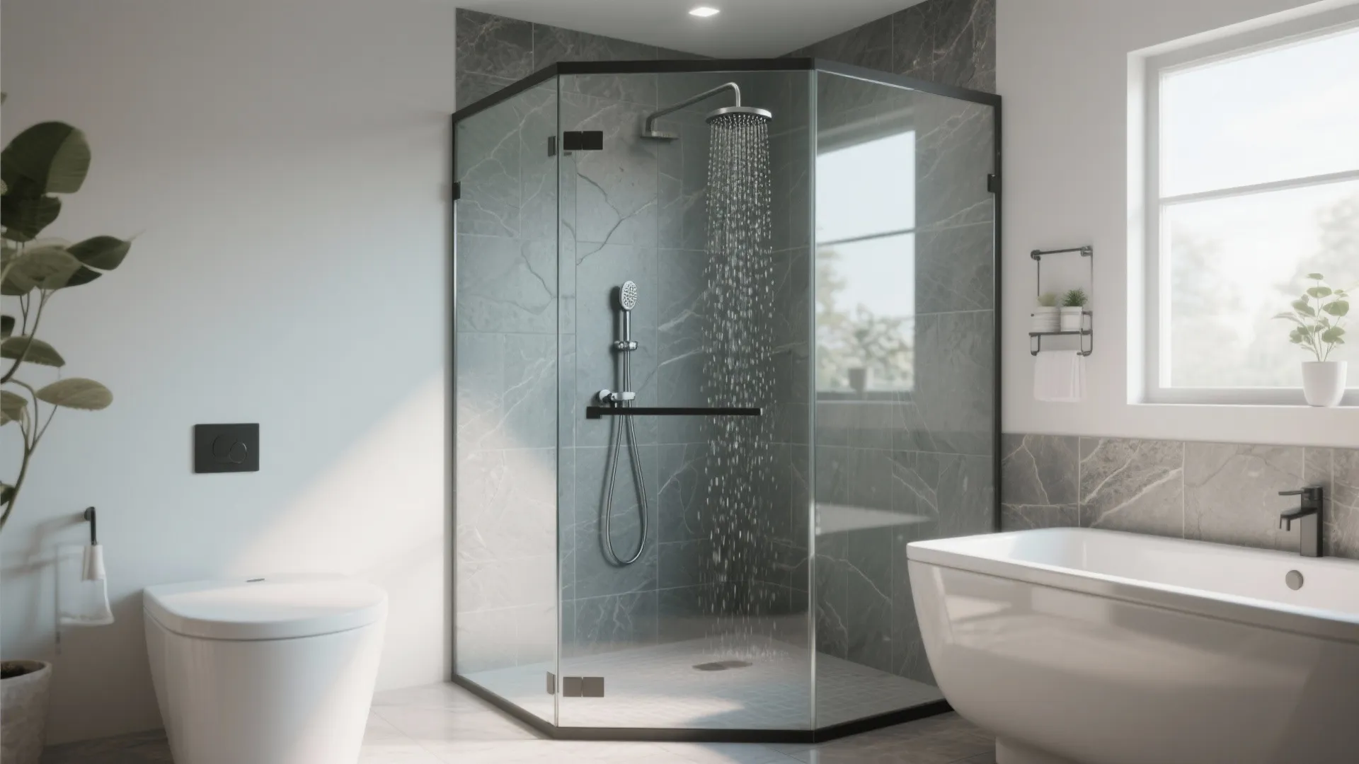 3. Walk-in Shower Glow-up