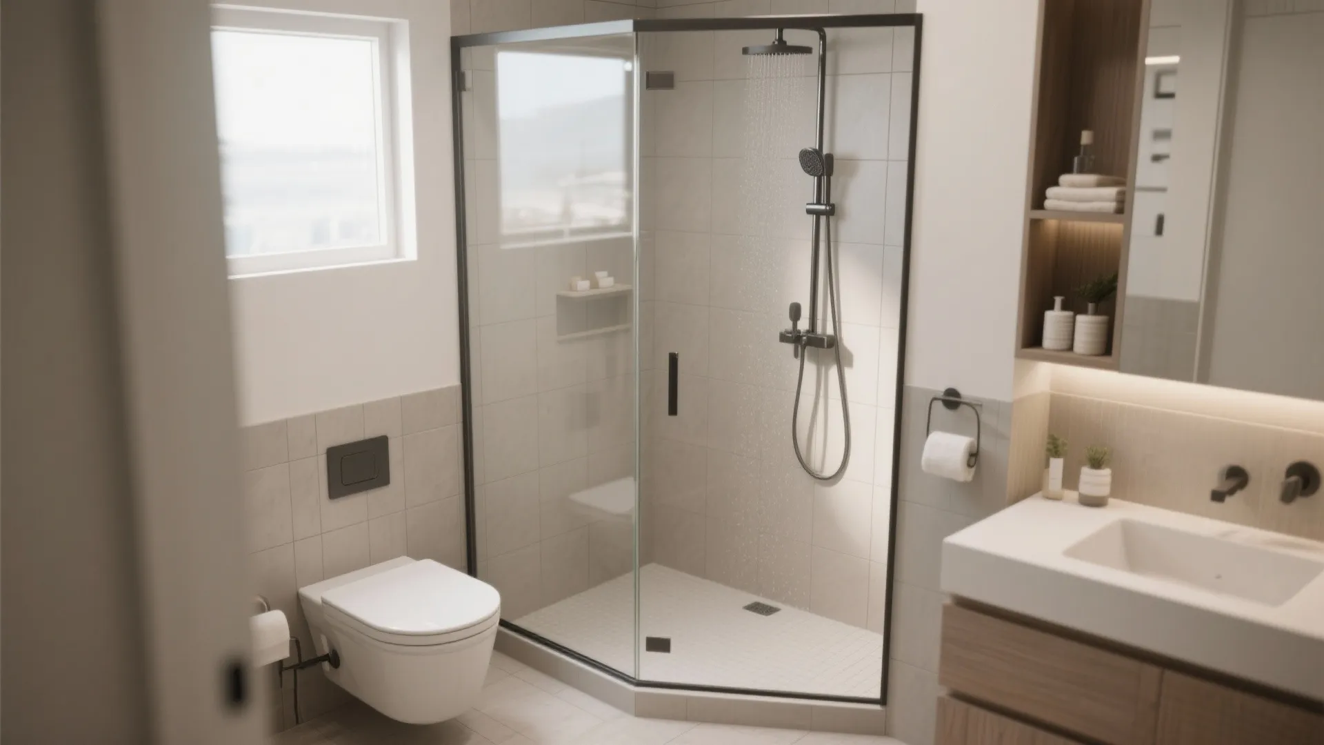 4. Consider a Walk-In Shower