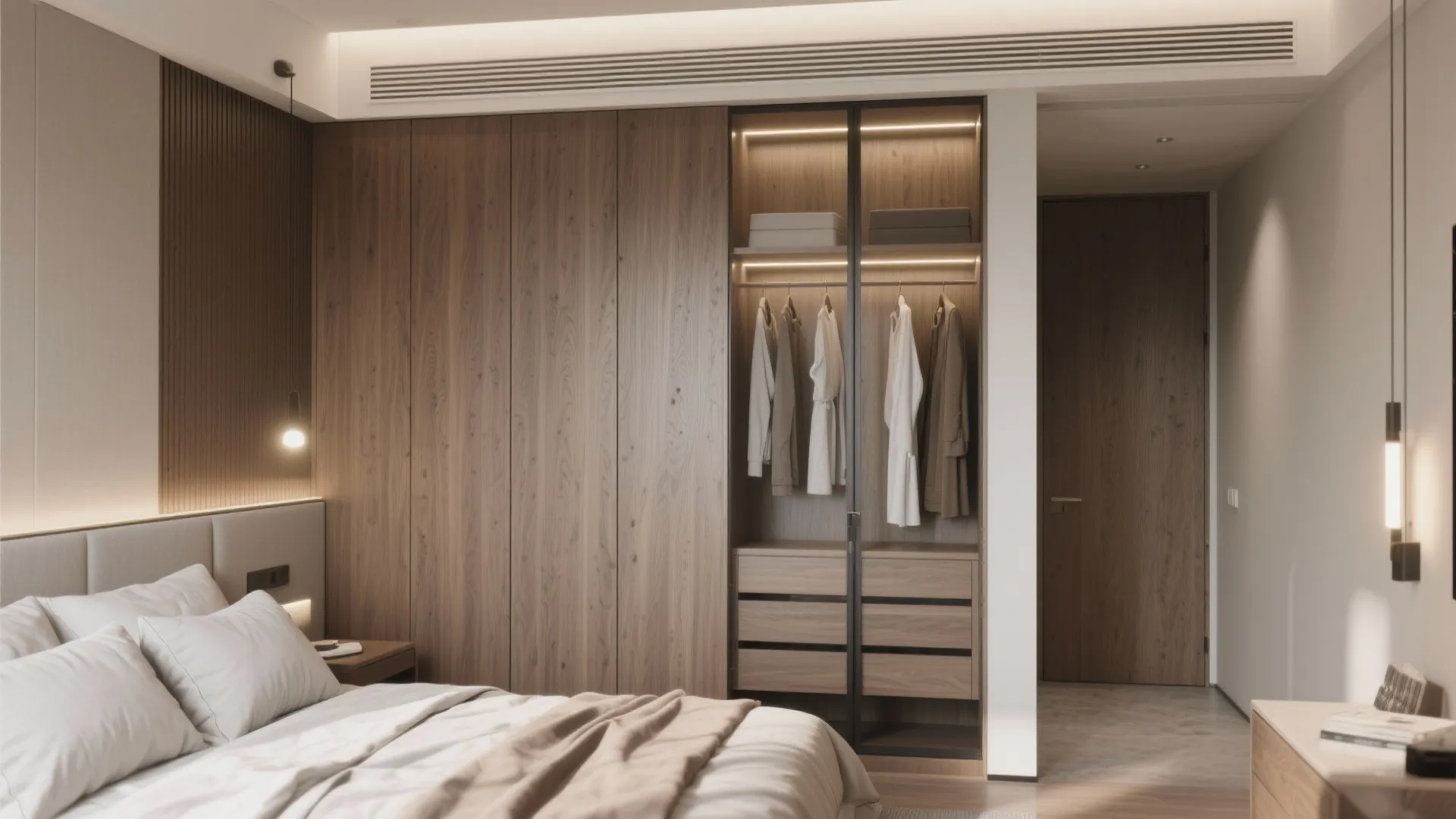 3. Walk-through Wardrobe