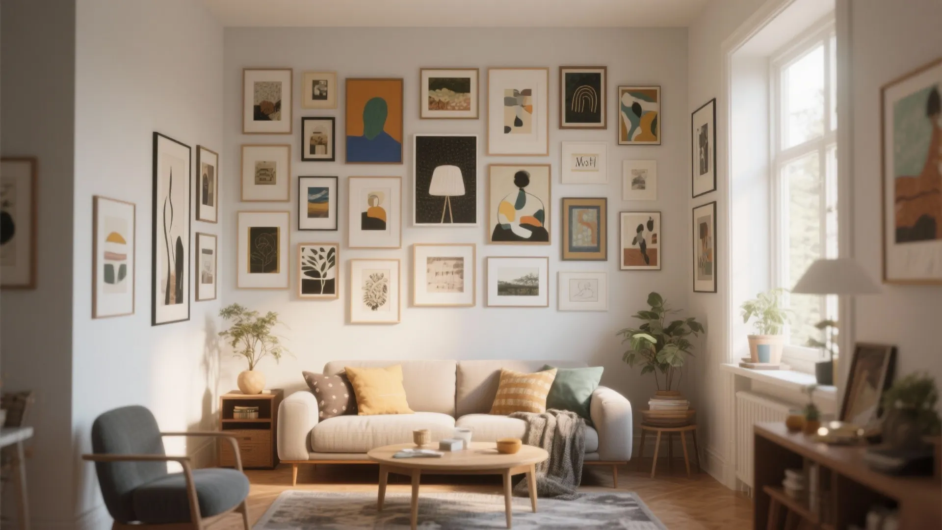 6. Wall Art Clusters